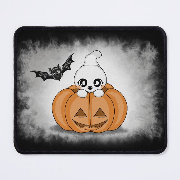 Item preview, cute Halloween Ghost Bat Pumpkin designed and sold by Pezi-Creation.