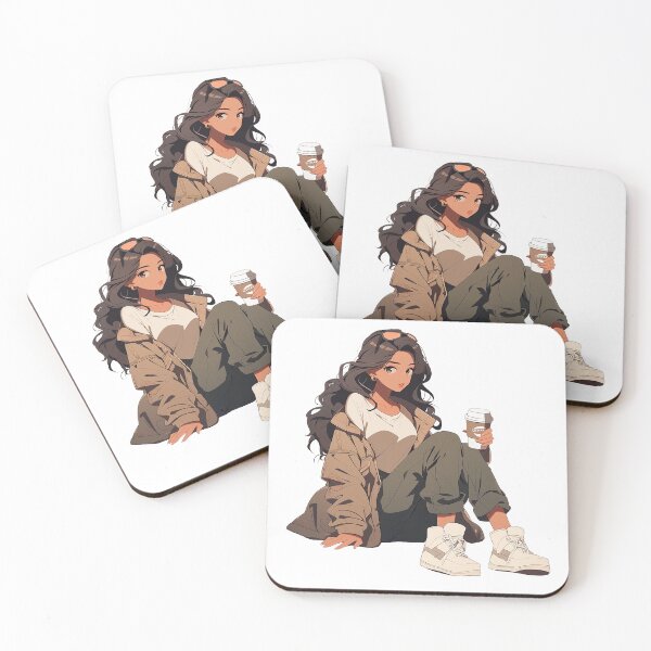 Item preview, The Girl Coffee Lover designed and sold by Ordinary Life Works.