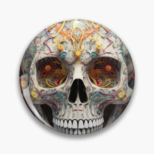 Item preview, Skull with Bacteria designed and sold by harborhouse55.