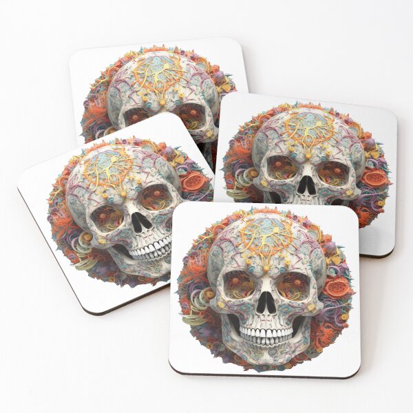 Item preview, Skull with Bacteria designed and sold by harborhouse55.