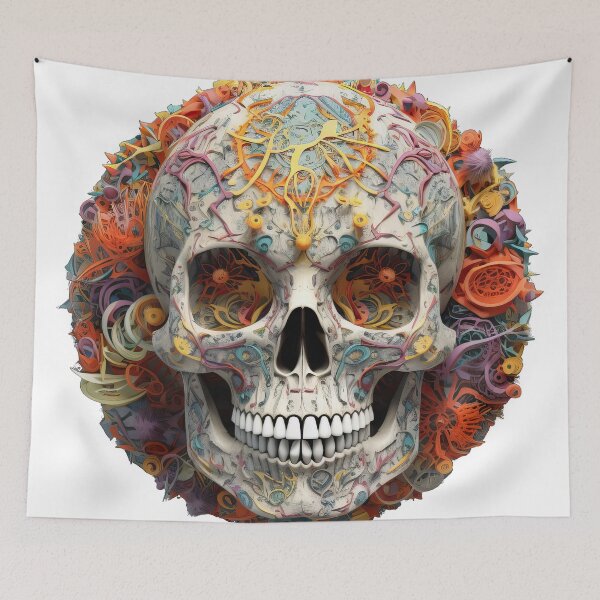 Item preview, Skull with Bacteria designed and sold by harborhouse55.
