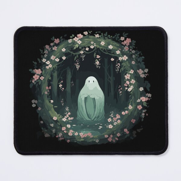 Item preview, Forest Ghost Spooky Anime Halloween Cherry Blossom Flower designed and sold by PiggyBoxer.