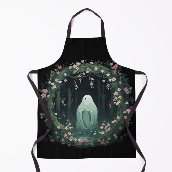 Item preview, Forest Ghost Spooky Anime Halloween Cherry Blossom Flower designed and sold by PiggyBoxer.