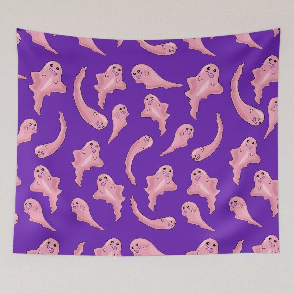 Item preview, Ghost pattern purple no 6 designed and sold by mon-artist.
