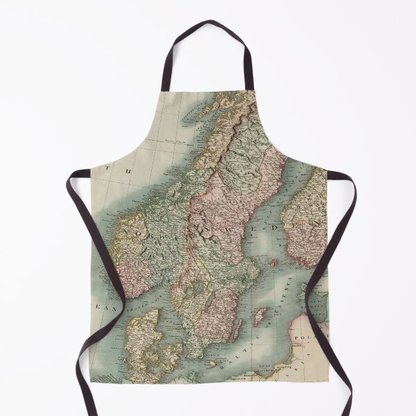 Item preview, Vintage Map of Norway and Sweden (1801) designed and sold by BravuraMedia.