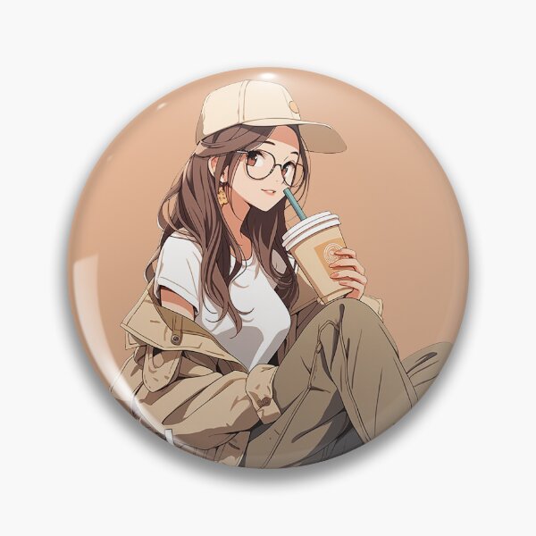 Item preview, The Girl Coffee Lover designed and sold by Ordinary Life Works.