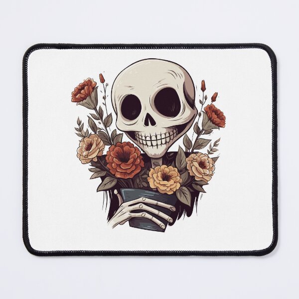 Item preview, Halloween Spooky Skeleton with Flowers designed and sold by Just-Flowers.