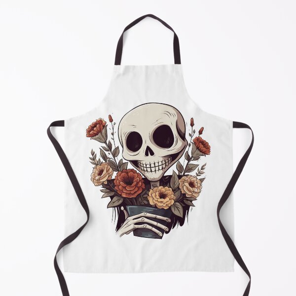 Item preview, Halloween Spooky Skeleton with Flowers designed and sold by Just-Flowers.