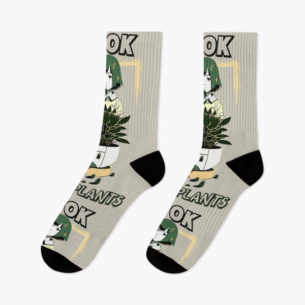 Item preview, It's ok to love plants Kawaii girl with herbs by CallisC Arts ⭐⭐⭐⭐⭐ designed and sold by CallisC-Arts.