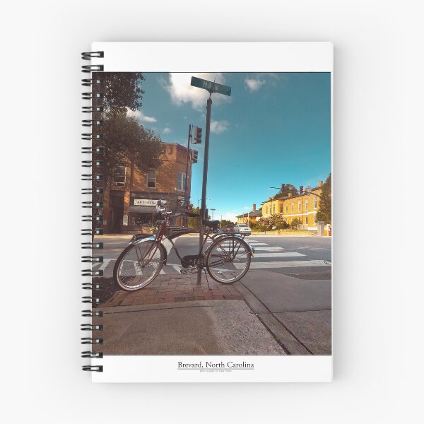 Item preview, Bicycle parked on Main St. Brevard NC  designed and sold by GrayA.