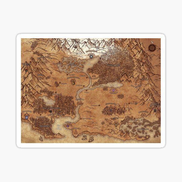 Item preview, Carte des Duchés d'Obelien designed and sold by CoupCritique.