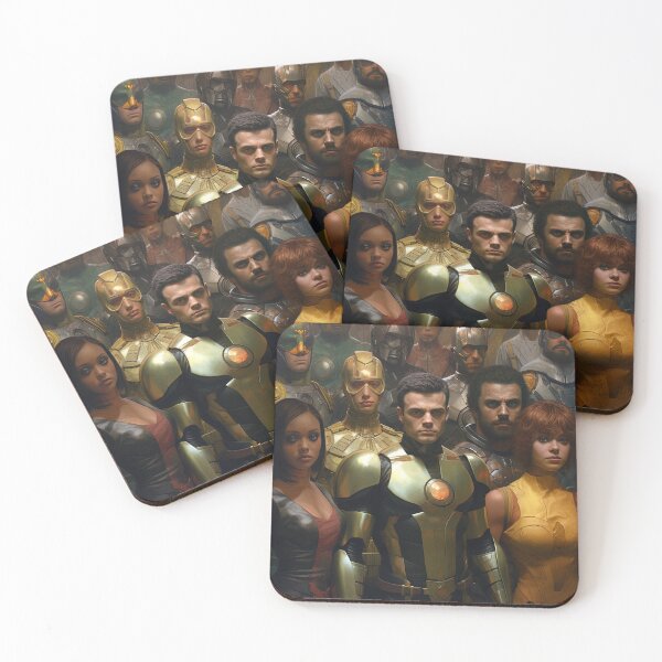 Item preview, Superhuman Defenders designed and sold by Retro Type.