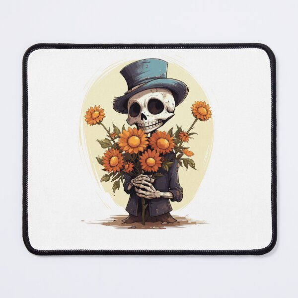 Item preview, Halloween Skeleton with Flowers designed and sold by Just-Flowers.