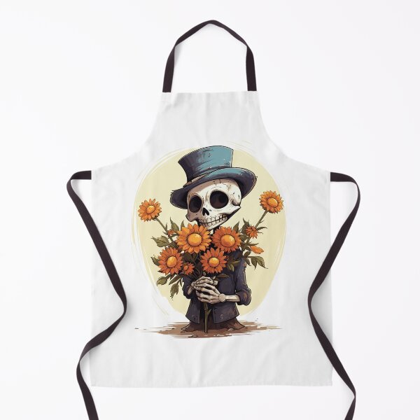 Item preview, Halloween Skeleton with Flowers designed and sold by Just-Flowers.