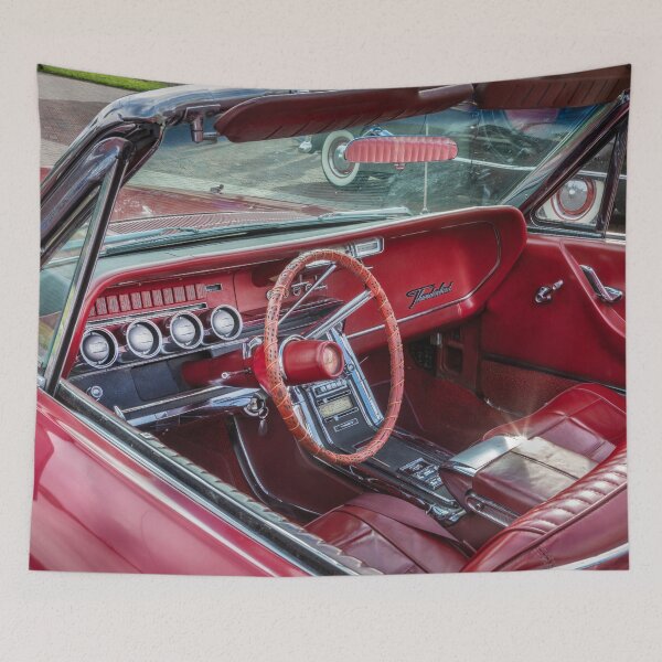Item preview, 1966 Red Ford Thunderbird Interior X100 designed and sold by RichFrancoCars.