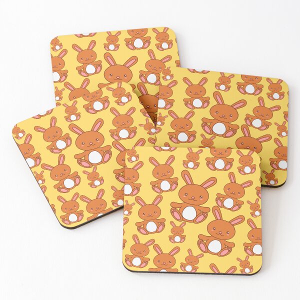 Item preview, Cute Kawaii Brown Bunny - Adorable Rabbit Art designed and sold by OrangeMG.