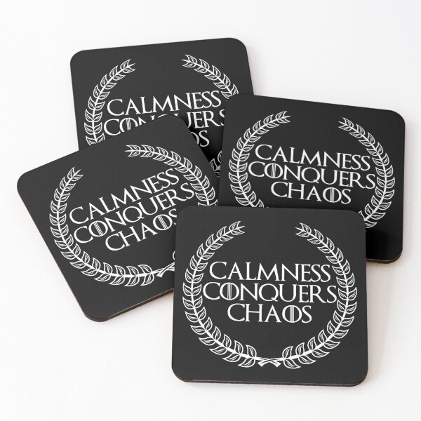 Item preview, Calmness Conquers Chaos, New Design designed and sold by OurPhilosophy.