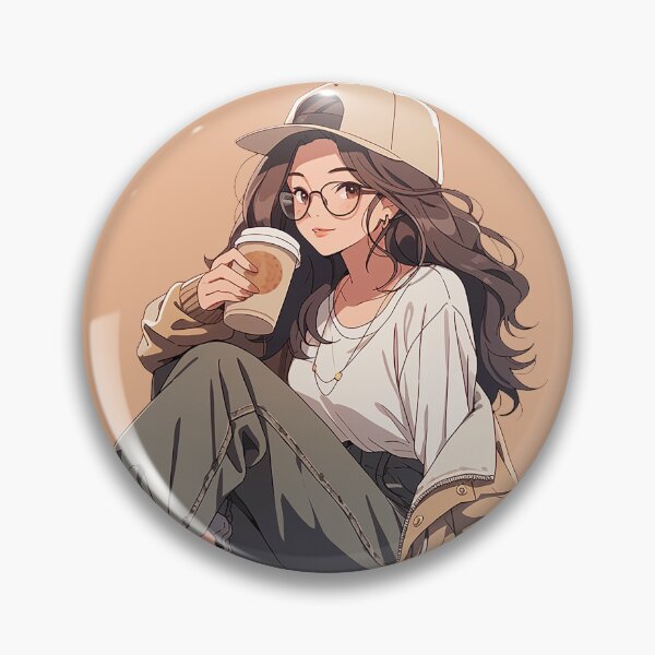 Item preview, The Girl Coffee Lover designed and sold by Ordinary Life Works.