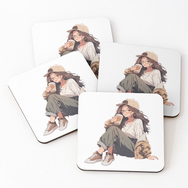 Item preview, The Girl Coffee Lover designed and sold by Ordinary Life Works.