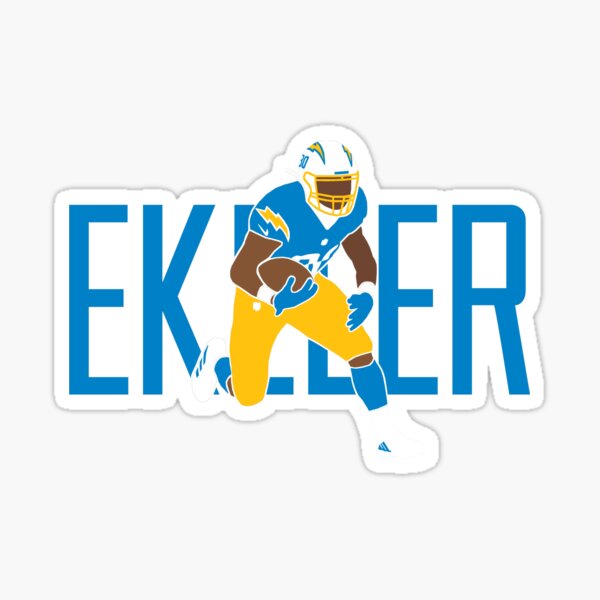 Austin Ekeler Away Jersey Sticker for Sale by designsheaven