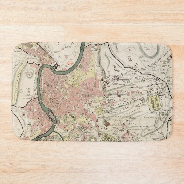 Item preview, Vintage Map of Rome Italy (1755) designed and sold by BravuraMedia.
