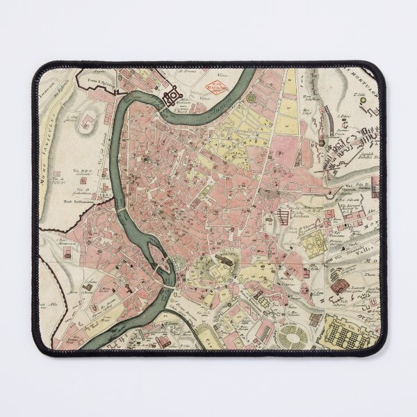 Item preview, Vintage Map of Rome Italy (1755) designed and sold by BravuraMedia.