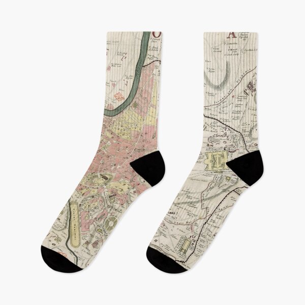 Item preview, Vintage Map of Rome Italy (1755) designed and sold by BravuraMedia.