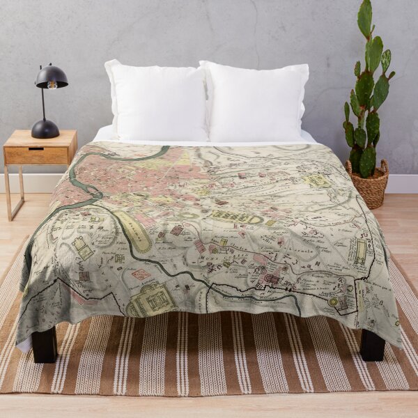 Item preview, Vintage Map of Rome Italy (1755) designed and sold by BravuraMedia.