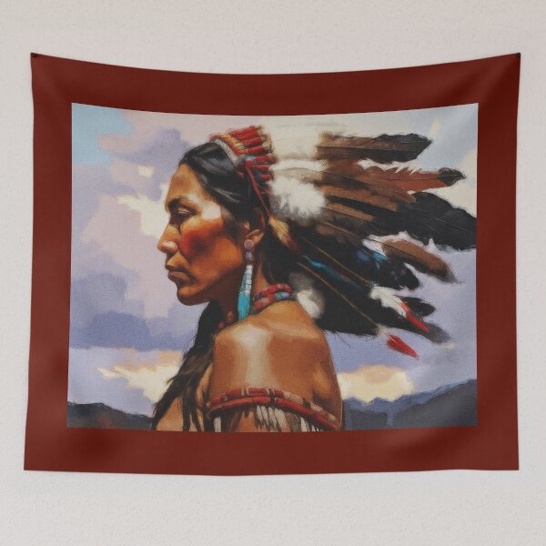 Item preview, Native American Wind Walker designed and sold by AUTHENTIC AMERICANA ARTS.