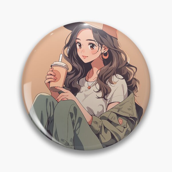 Item preview, The Girl Coffee Lover designed and sold by Ordinary Life Works.