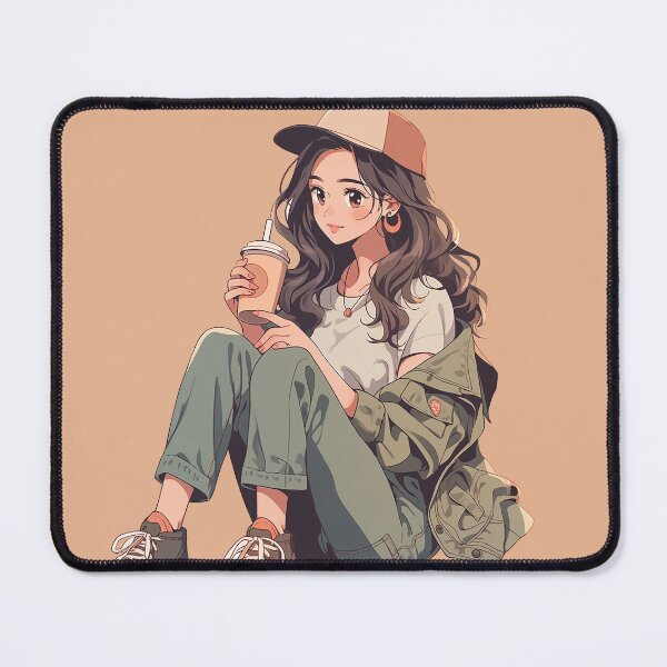Item preview, The Girl Coffee Lover designed and sold by Ordinary Life Works.