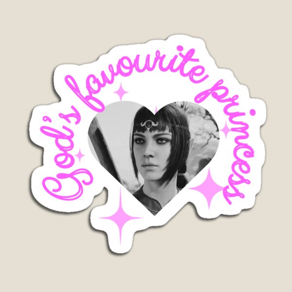 Item preview, shadowheart is the favourite princess designed and sold by BookwormDesigns.