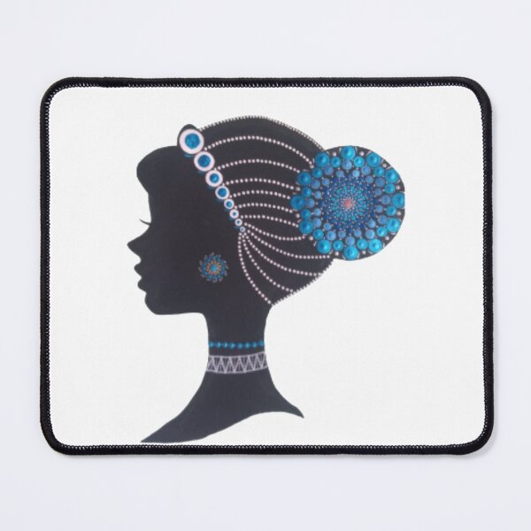 Item preview, Pointillism that Celebrates Diversity: Art with Black Women designed and sold by ArtisticUiverse.