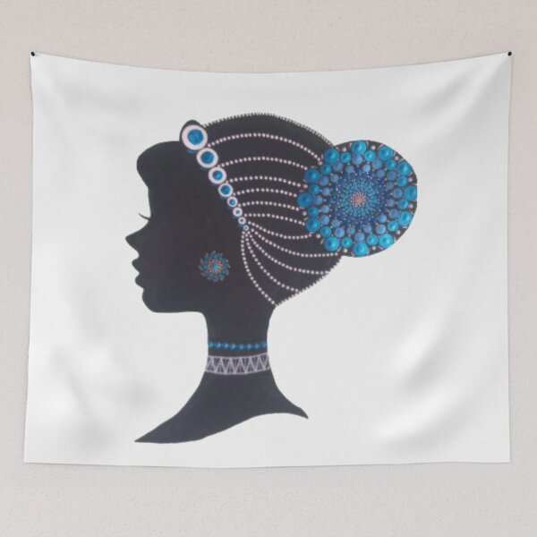 Item preview, Pointillism that Celebrates Diversity: Art with Black Women designed and sold by ArtisticUiverse.