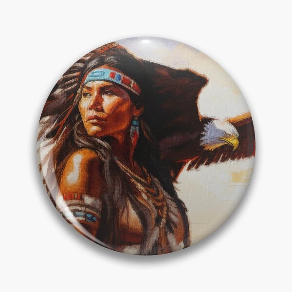 Item preview, Native American Eagle Shaman designed and sold by AUTHENTIC AMERICANA ARTS.