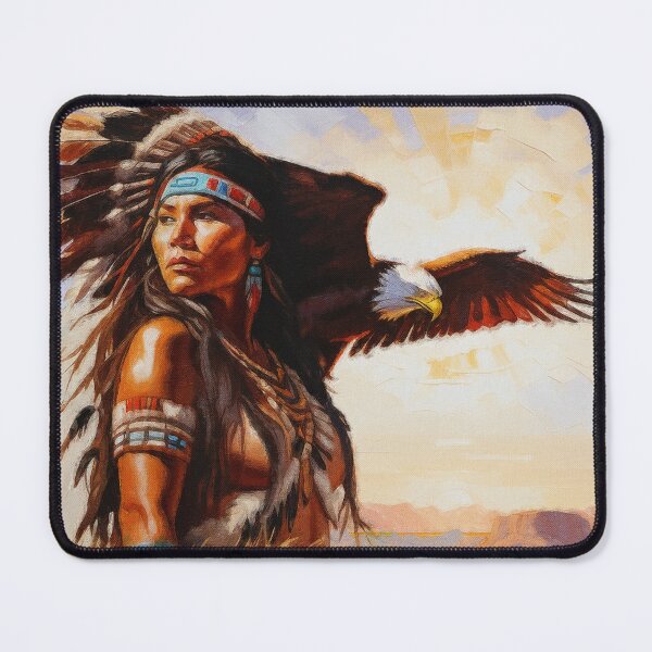Item preview, Native American Eagle Shaman designed and sold by AUTHENTIC AMERICANA ARTS.