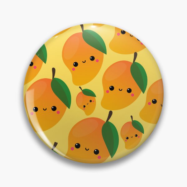 Item preview, Cute Kawaii Mango - Adorable Fruit Art designed and sold by OrangeMG.