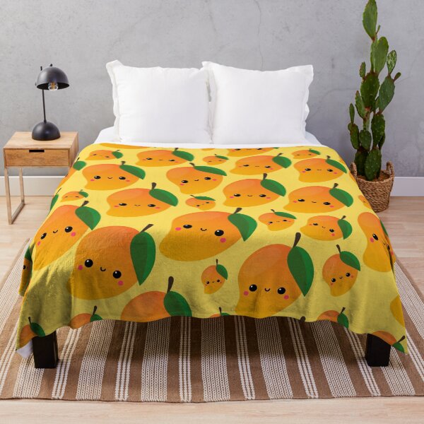 Item preview, Cute Kawaii Mango - Adorable Fruit Art designed and sold by OrangeMG.