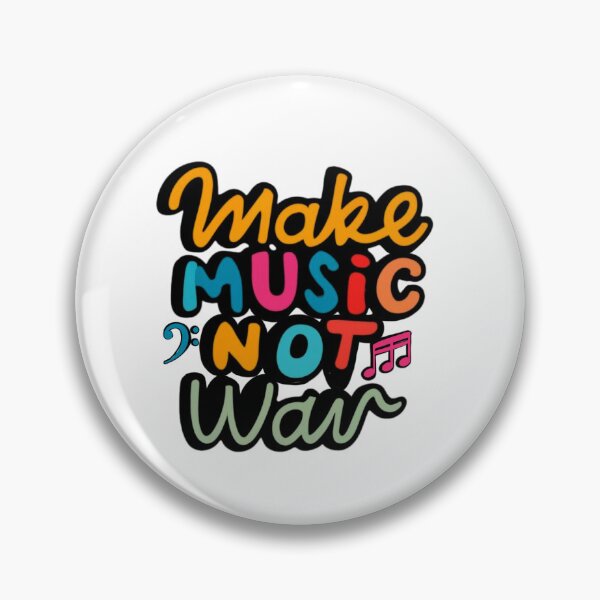 Item preview, Make Music not War designed and sold by BtheLight.