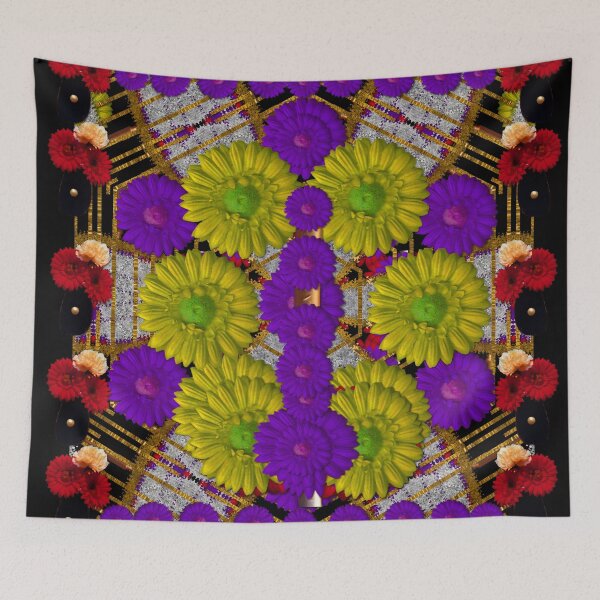 Item preview, candle of gold and bohemia flowers designed and sold by Pepita Selles.