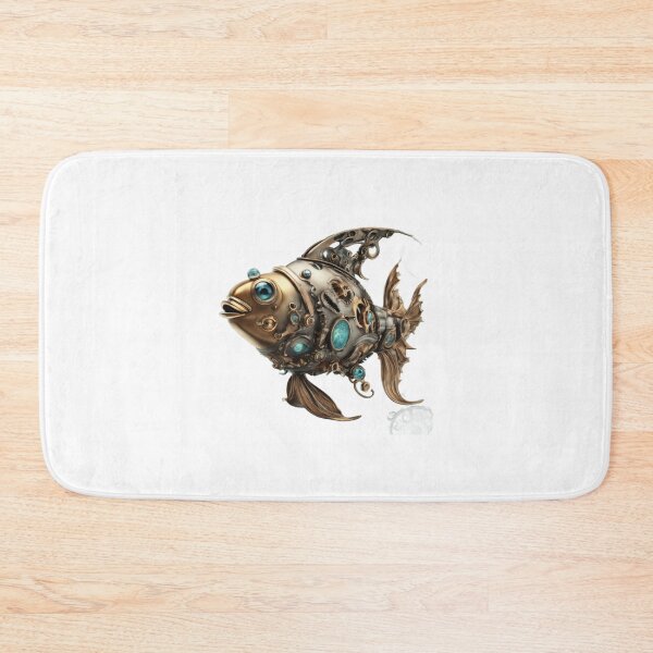 Item preview, Gear-Gilled Goldfish designed and sold by Steambesties.