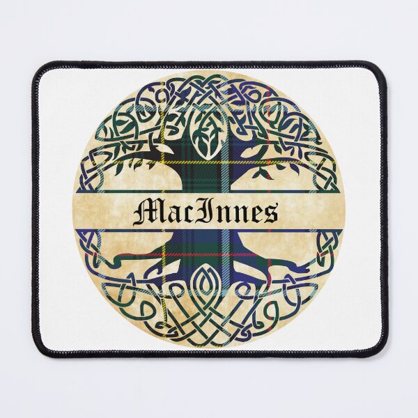 Item preview, MacInnes Tree of Life Clan Scottish Surname tartan designed and sold by BagTown Clans.