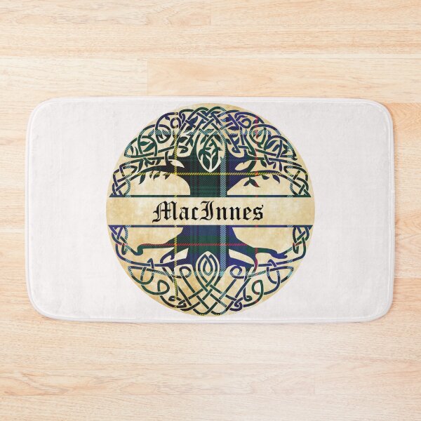 Item preview, MacInnes Tree of Life Clan Scottish Surname tartan designed and sold by BagTown Clans.