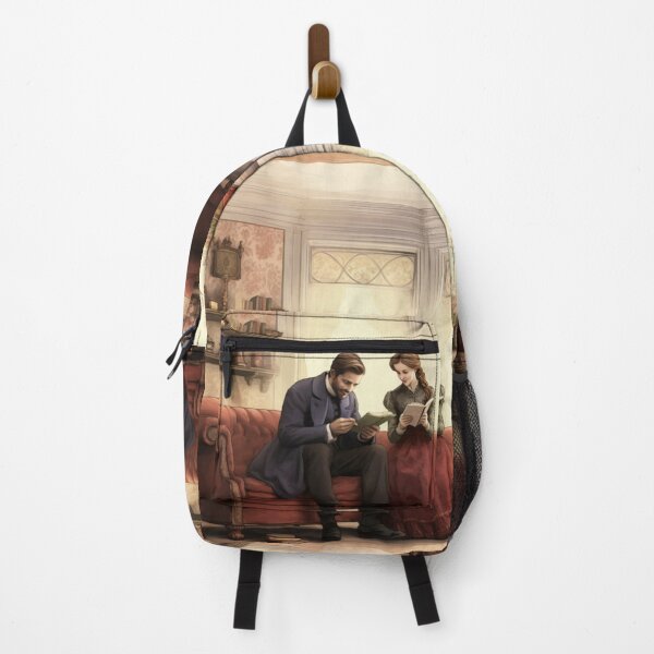 Item preview, Victorian Couple Reading Together Victorian Inspired Art designed and sold by CDC40.