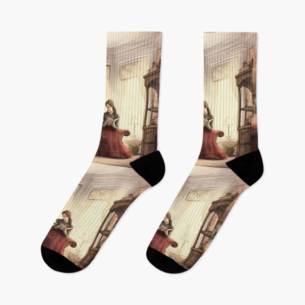 Item preview, Victorian Couple Reading Together Victorian Inspired Art  designed and sold by CDC40.