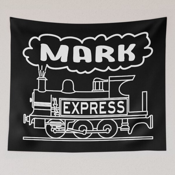 Item preview, Mark Boys Name Steam Train Locomotive For Mark designed and sold by Maljonic.