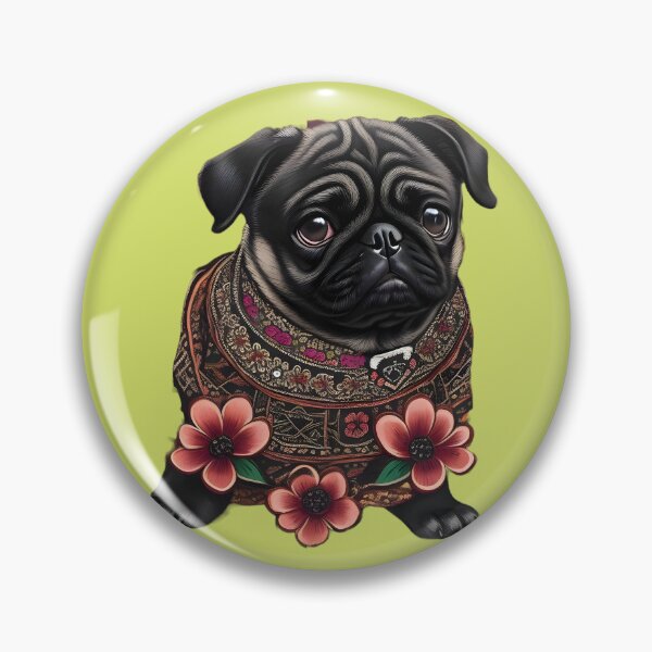 Item preview, Stylish pug designed and sold by Printables1970.