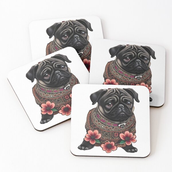 Item preview, Stylish pug designed and sold by Printables1970.