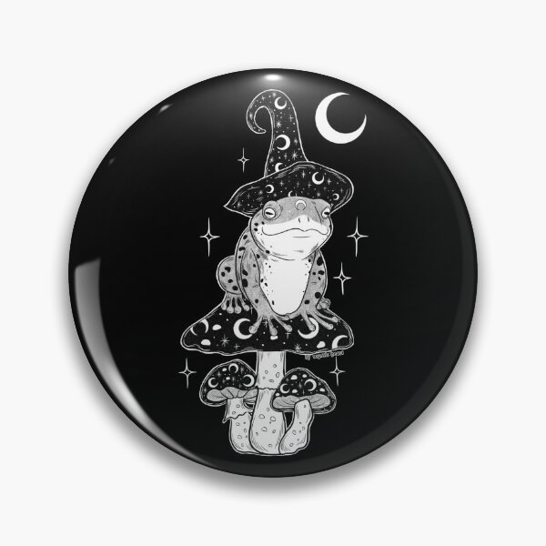 Item preview, Cute Frog Witch designed and sold by Mystic Heart.