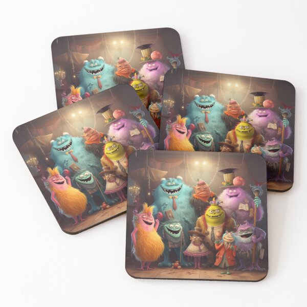 Item preview, Friendly Costumed Monster Party designed and sold by yourfavdraw.
